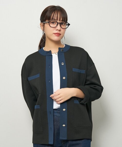 Zoff（ゾフ）の「【柴田 ひかりさんコラボ】ウェリントン型 メガネ｜多角形型｜カジュアル｜ Zoff｜SHIBATA HIKARI（メガネ・レディース・グレー/ライトイエロー/ダークブラウン・FREE）」の18枚目の写真