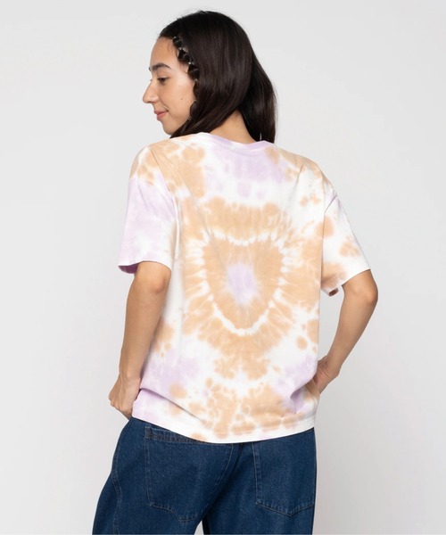 ROXY(ロキシー)の「SUN-KISSED BEACH /ロキシータイダイ染め半袖Tシャツ(Tシャツ/カットソー・レディース・ブラック/グリーン/レッド・MEDIUM/LARGE/SMALL)」の16枚目の写真