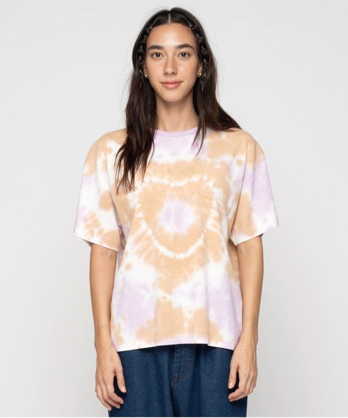 ROXY(ロキシー)の「SUN-KISSED BEACH /ロキシータイダイ染め半袖Tシャツ(Tシャツ/カットソー・レディース・ブラック/グリーン/レッド・MEDIUM/LARGE/SMALL)」の17枚目の写真