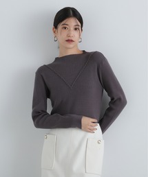 N.(N. Natural Beauty Basic) | ◆デザインネックリブニット(ニット/セーター)
