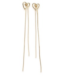 SNIDEL | ハートロングピアス(ピアス（両耳用）)