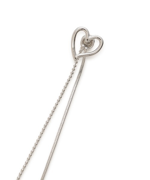 SNIDEL（スナイデル）の「ハートロングピアス（ピアス（両耳用）・レディース・シルバー/ゴールド・FREE）」の3枚目の写真
