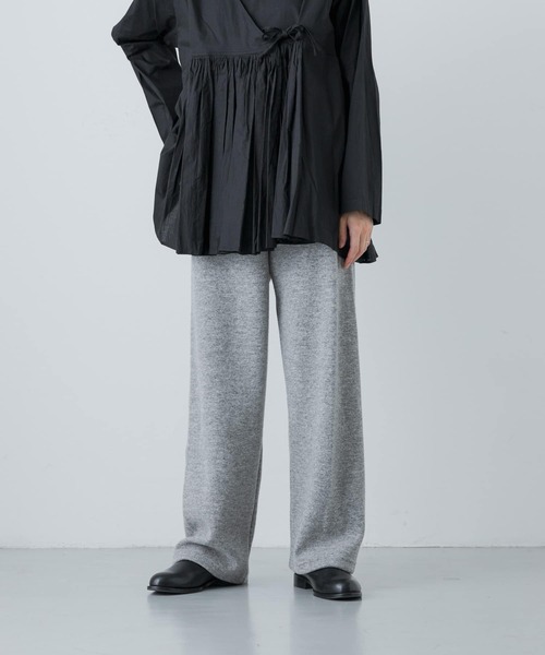 かぐれ(カグレ)の「ダブルフェイスイージーパンツ(その他パンツ・レディース・オートミール/グレー・FREE)」の3枚目の写真