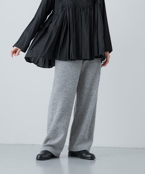 かぐれ(カグレ)の「ダブルフェイスイージーパンツ(その他パンツ・レディース・オートミール/グレー・FREE)」の4枚目の写真