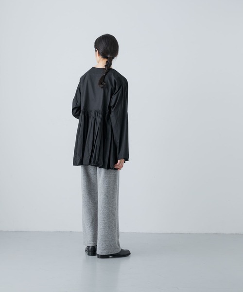 かぐれ(カグレ)の「ダブルフェイスイージーパンツ(その他パンツ・レディース・オートミール/グレー・FREE)」の9枚目の写真