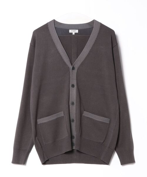 renoma HOMME(レノマオム)の「【ストレッチ ウォッシャブル】レノマ オム クレリック Vネック ニットカーディガン(カーディガン/ボレロ・メンズ・ライトグレー/グレー系その他2・LARGE/MEDIUM/X-LARGE)」の4枚目の写真