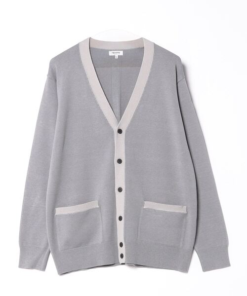 renoma HOMME(レノマオム)の「【ストレッチ ウォッシャブル】レノマ オム クレリック Vネック ニットカーディガン(カーディガン/ボレロ・メンズ・ライトグレー/グレー系その他2・LARGE/MEDIUM/X-LARGE)」の9枚目の写真