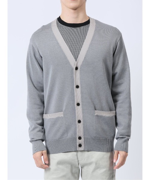 renoma HOMME(レノマオム)の「【ストレッチ ウォッシャブル】レノマ オム クレリック Vネック ニットカーディガン(カーディガン/ボレロ・メンズ・ライトグレー/グレー系その他2・LARGE/MEDIUM/X-LARGE)」の10枚目の写真