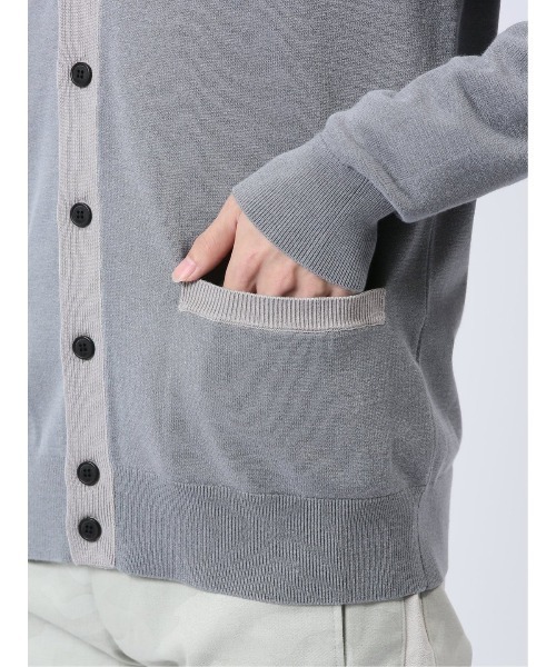 renoma HOMME(レノマオム)の「【ストレッチ ウォッシャブル】レノマ オム クレリック Vネック ニットカーディガン(カーディガン/ボレロ・メンズ・ライトグレー/グレー系その他2・LARGE/MEDIUM/X-LARGE)」の14枚目の写真