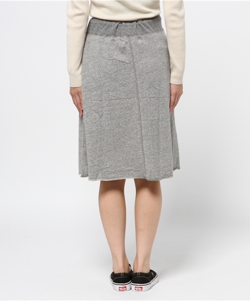Good On（グッドオン）の「Good On/グッドオン　GO SWEAT SKIRT（スカート・レディース・ネイビー/杢グレー/セージグリーン/ライトブルー/ロイヤルブルー/カーキ・FREE）」の9枚目の写真