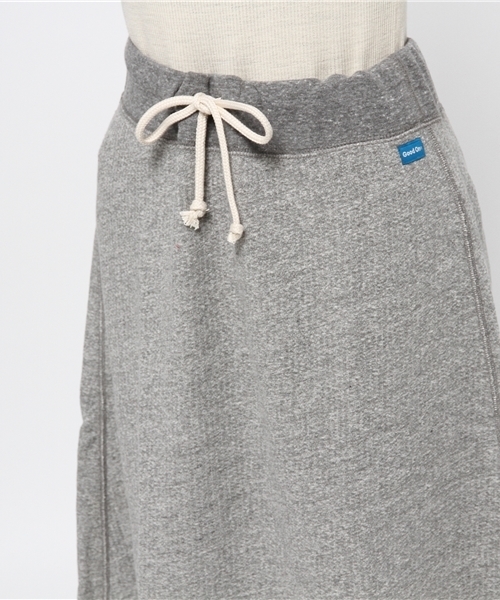 Good On（グッドオン）の「Good On/グッドオン　GO SWEAT SKIRT（スカート・レディース・ネイビー/杢グレー/セージグリーン/ライトブルー/ロイヤルブルー/カーキ・FREE）」の10枚目の写真
