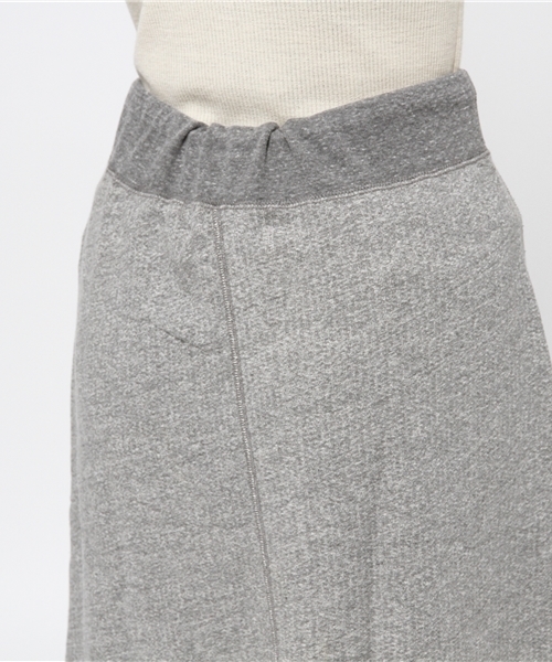 Good On（グッドオン）の「Good On/グッドオン　GO SWEAT SKIRT（スカート・レディース・ネイビー/杢グレー/セージグリーン/ライトブルー/ロイヤルブルー/カーキ・FREE）」の11枚目の写真