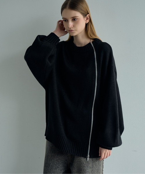 セール】【ELLUV/エルヴ】-2025AW EDIT-カーブラウンドジップギミック