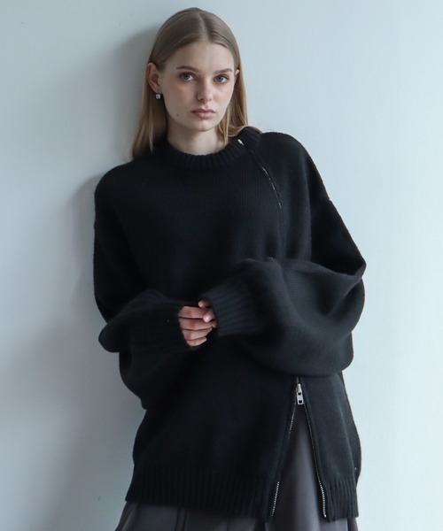 ELLUV（エルブ）の「【ELLUV/エルヴ】カーブラウンドジップ