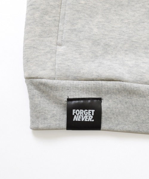 FORGET NEVER（フォーゲットネバー）の「【GLSW. × FORGET NEVER】CIRCLE LOGO裏起毛パーカー（パーカー・メンズ・ブラック/グレー・S/M/L/LL）」の8枚目の写真