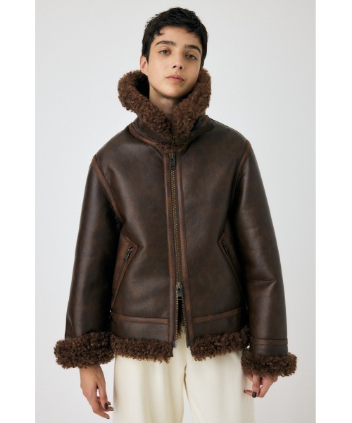 MOUSSY（マウジー）の「AGED AVIATOR ジャケット（その他アウター・レディース・ブラック/ブラウン・FREE）」の17枚目の写真