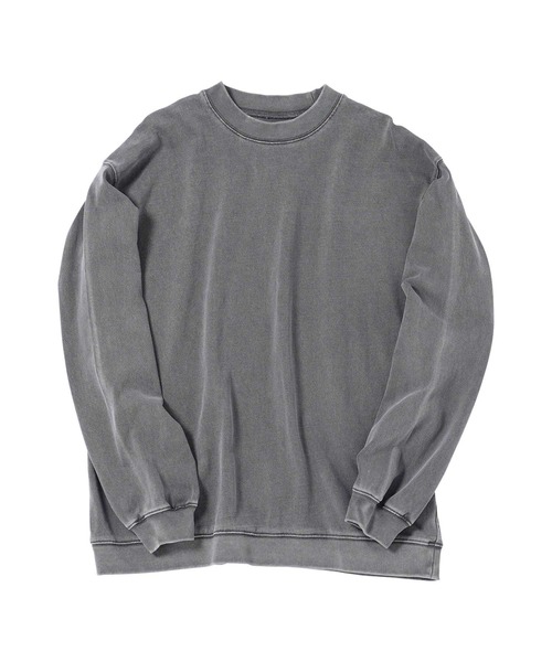 jiggys shop（ジギーズショップ）の「ピグメント加工 フェードカラースウェットトレーナー（スウェット・メンズ・チャコールグレー/ブルー/パープル・MEDIUM/LARGE/X-LARGE）」の4枚目の写真