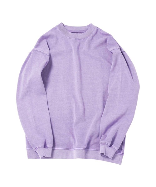jiggys shop（ジギーズショップ）の「ピグメント加工 フェードカラースウェットトレーナー（スウェット・メンズ・チャコールグレー/ブルー/パープル・MEDIUM/LARGE/X-LARGE）」の9枚目の写真