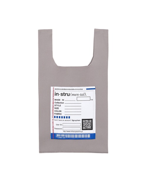 In・stru(men-tal).（インストルメンタル）の「Milan Rib Shop Bag（トートバッグ・メンズ・ホワイト/ブラック/ネイビー/ダークグレー/ライトグレー/ブラウン・FREE）」の19枚目の写真