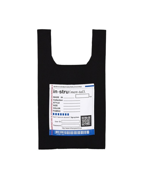 In・stru(men-tal).（インストルメンタル）の「Milan Rib Shop Bag（トートバッグ・メンズ・ホワイト/ブラック/ネイビー/ダークグレー/ライトグレー/ブラウン・FREE）」の18枚目の写真