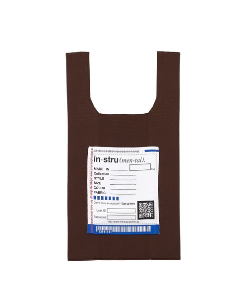 In・stru(men-tal).（インストルメンタル）の「Milan Rib Shop Bag（トートバッグ・メンズ・ホワイト/ブラック/ネイビー/ダークグレー/ライトグレー/ブラウン・FREE）」の22枚目の写真