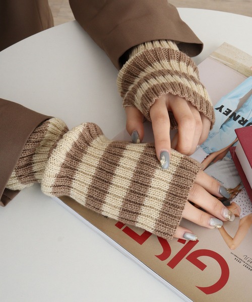 〓MARNI〓 BURGUNDY WOOLニットスリーブ/アームカバー 〓MARNI〓 BURGUNDY WOOLニットスリーブ/アームカバー