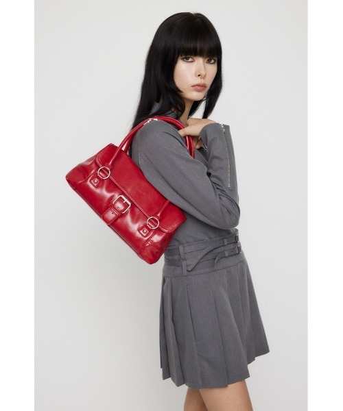 LAGUA GEM(ラグアジェム)の「RING POINT VINTAGE バッグ(ハンドバッグ・レディース・ブラック/レッド・FREE)」の18枚目の写真