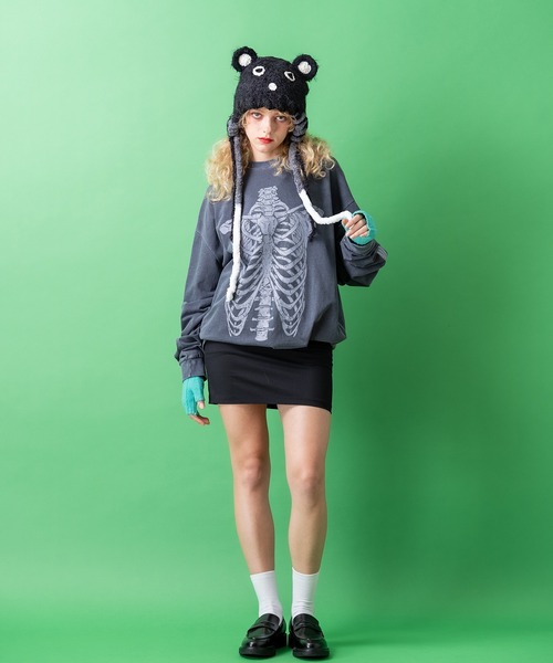 an meets zakka（アンミツザッカ）の「an meets zakka ケーブルニットフィンガーレス手袋（手袋・レディース・エメラルド/チャコール/ブラック/ベージュ/ブラウン/ピンク・ONESIZE）」の10枚目の写真