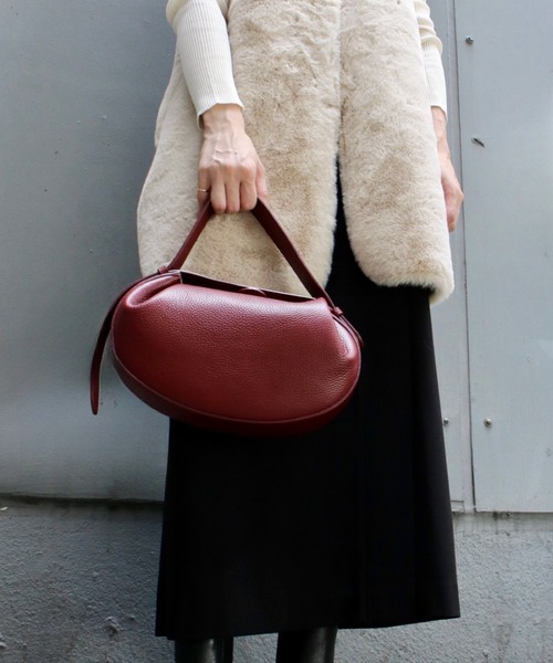 Scrap Book（スクラップブック）の「【OLISTIA】ダエンショルダーバッグ（ショルダーバッグ・レディース・グレー/レッド系その他/ネイビー/グリーン系その他/ホワイト/グレー系その他・FREE）」の6枚目の写真