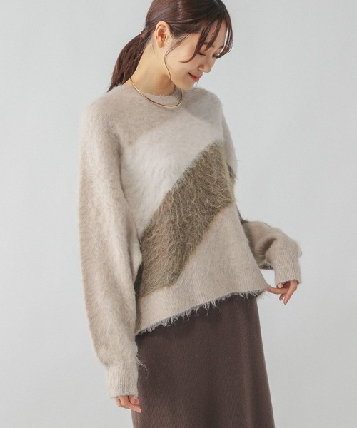 るページ GLOBAL WORK（グローバルワーク）の「アソートシャギー柄プルオーバー
