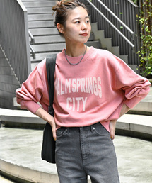 《WEB限定追加》ピグメントロゴスウェット