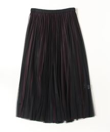 COMME CA（コムサ）の「【リバーシブル】ソフトチュール×オーガンジートリコット広幅 スカート（スカート）」