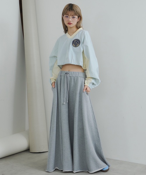 VIOLETTA（ヴィオレッタ）の「スウェットロングフレアスカート