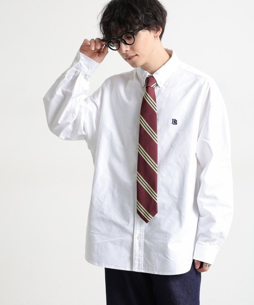 RAGEBLUE（レイジブルー）の「【MADE IN JAPAN】レジメンストライプタイ/ネクタイ（ネクタイ・メンズ・グリーン系その他/レッド系その他・FREE）」の7枚目の写真