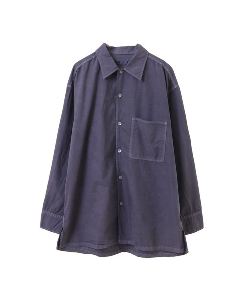 CONVERSE TOKYO（コンバーストウキョウ）の「PIGMENT DYE BACK TIGER PRINT SHIRT（シャツ/ブラウス・レディース・ブルー/パープル/ベージュ・SMALL/MEDIUM）」の9枚目の写真