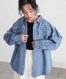 n'OrLABEL | 『フリンジデニムシャツ』(シャツ/ブラウス)