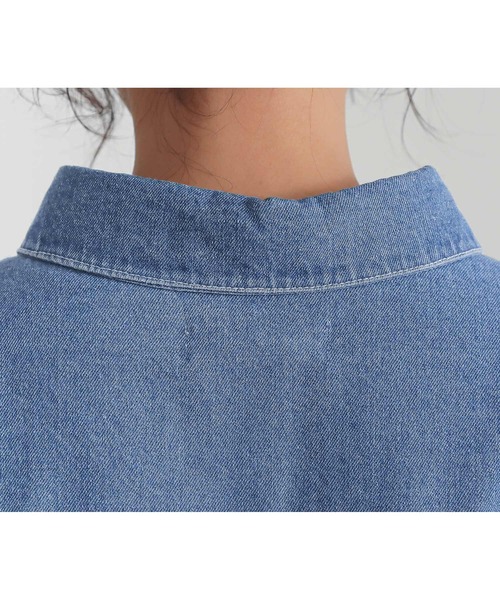 n'OrLABEL(ノアールレーベル)の「『フリンジデニムシャツ』(シャツ/ブラウス・レディース・ブルー/ブラック・FREE)」の16枚目の写真