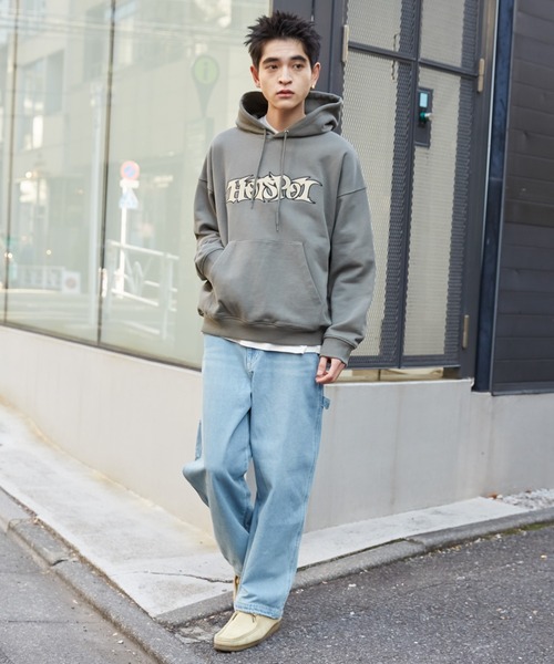 WEGO（ウィゴー）の「WEGO/イージーペインターデニムパンツ（デニムパンツ・メンズ・ブラック系3/スカイブルー・LARGE/MEDIUM）」の4枚目の写真