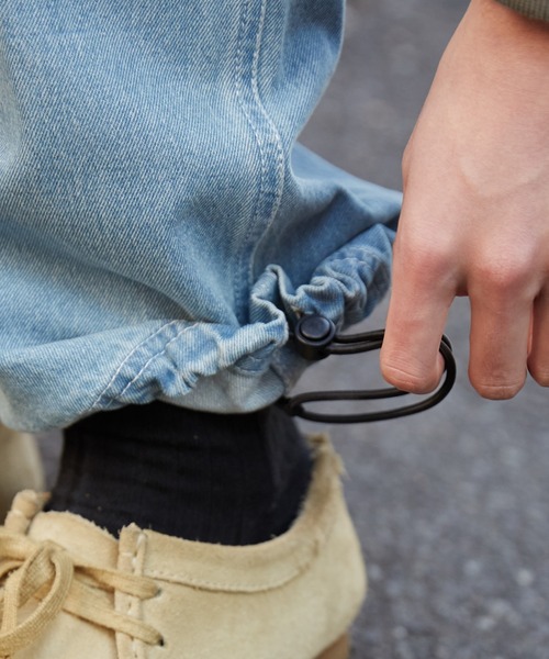 WEGO（ウィゴー）の「WEGO/イージーペインターデニムパンツ（デニムパンツ・メンズ・ブラック系3/スカイブルー・LARGE/MEDIUM）」の7枚目の写真