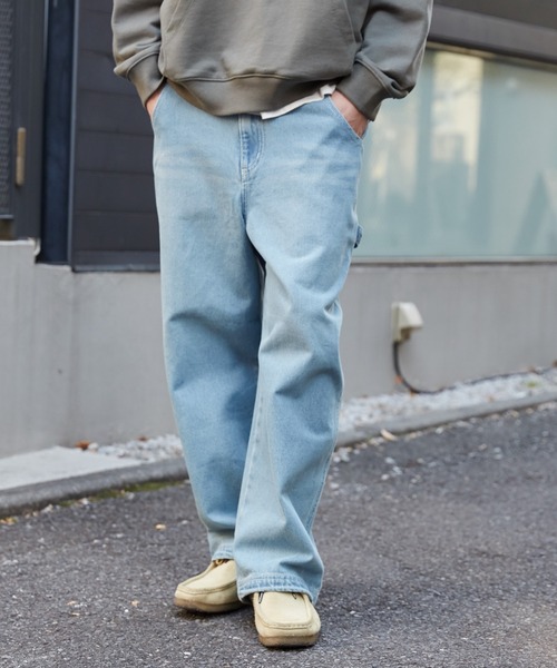 WEGO（ウィゴー）の「WEGO/イージーペインターデニムパンツ（デニムパンツ・メンズ・ブラック系3/スカイブルー・LARGE/MEDIUM）」の15枚目の写真