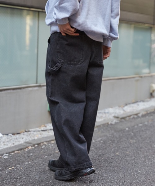 WEGO（ウィゴー）の「WEGO/イージーペインターデニムパンツ（デニムパンツ・メンズ・ブラック系3/スカイブルー・LARGE/MEDIUM）」の10枚目の写真