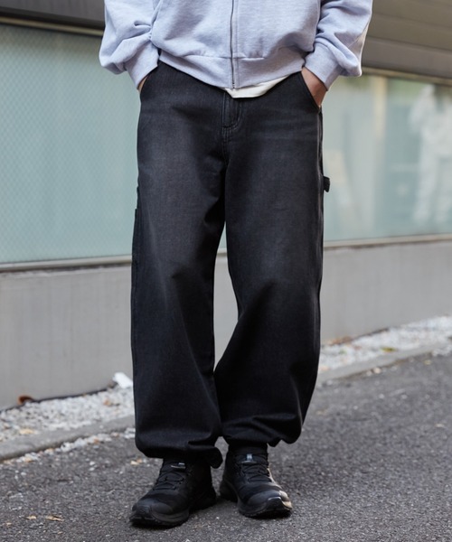 WEGO（ウィゴー）の「WEGO/イージーペインターデニムパンツ（デニムパンツ・メンズ・ブラック系3/スカイブルー・LARGE/MEDIUM）」の11枚目の写真