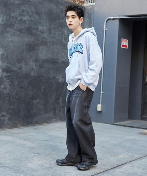 WEGO（ウィゴー）の「WEGO/イージーペインターデニムパンツ（デニムパンツ・メンズ・ブラック系3/スカイブルー・LARGE/MEDIUM）」の13枚目の写真