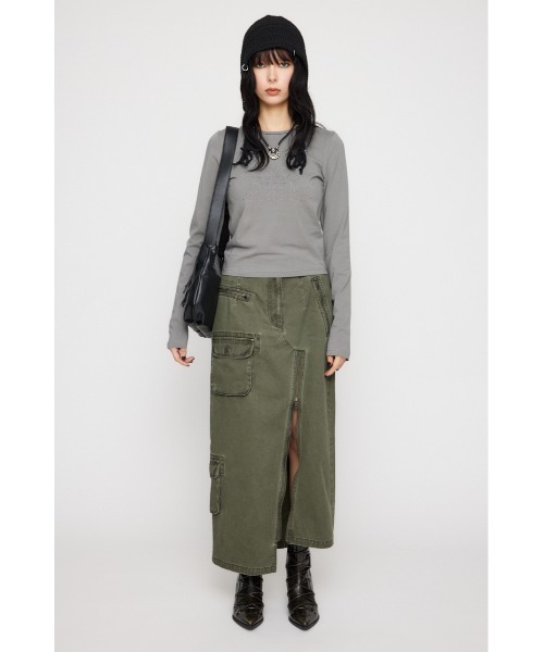 LAGUA GEM（ラグアジェム）の「STUDS SPRINKLE トップス（Tシャツ/カットソー・レディース・ブラック/グレー/ホワイト・FREE）」の6枚目の写真