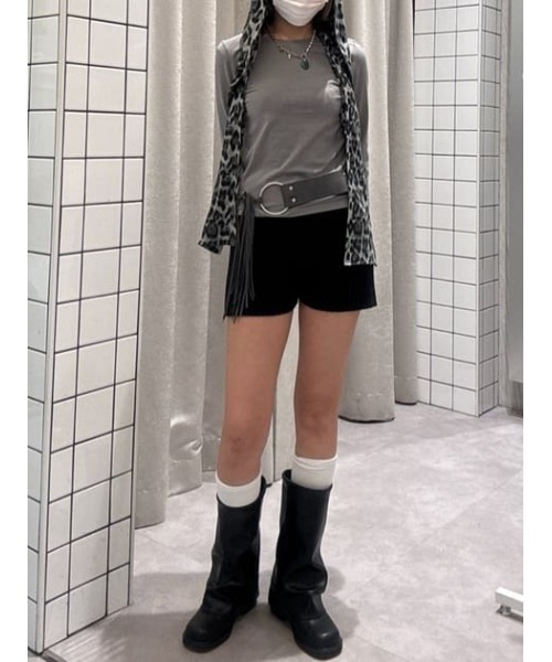 LAGUA GEM（ラグアジェム）の「STUDS SPRINKLE トップス（Tシャツ/カットソー・レディース・ブラック/グレー/ホワイト・FREE）」の14枚目の写真