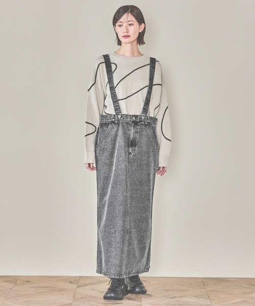 かぉ　＊お取り置き中 テープ刺繍ニットプルオーバー / 289665（ニット/セーター）｜LAKOLE