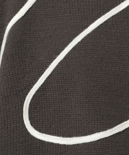 かぉ　＊お取り置き中 テープ刺繍ニットプルオーバー / 289665（ニット/セーター）｜LAKOLE