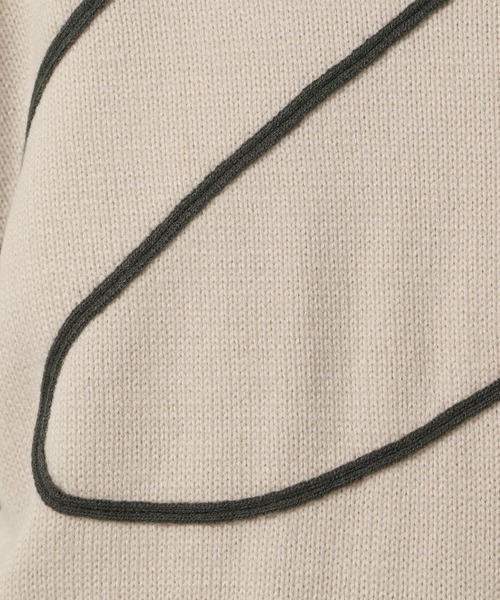 テープ刺繍ニットプルオーバー / 289665（ニット/セーター）｜LAKOLE