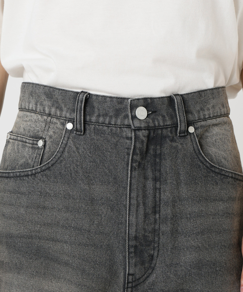 B.C STOCK（ベーセーストック）の「[B.A.C.D] 3Dツイスト バギーデニムパンツ（デニムパンツ・メンズ・ブルー系その他/ブラック・LARGE/MEDIUM）」の14枚目の写真