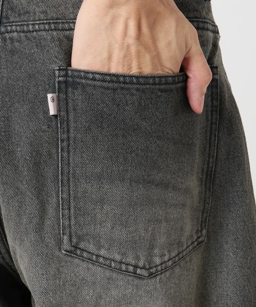 B.C STOCK（ベーセーストック）の「[B.A.C.D] 3Dツイスト バギーデニムパンツ（デニムパンツ・メンズ・ブルー系その他/ブラック・LARGE/MEDIUM）」の8枚目の写真